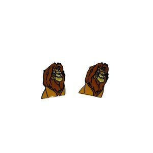 Disney The Lion King Mufasa '90s Style Y2K Vibe Stainless Steel Stud Earrings